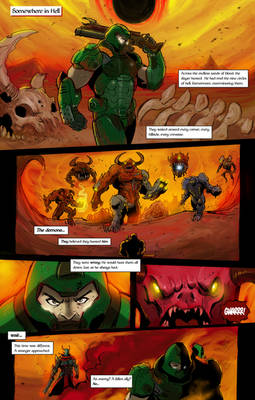 Doom crossover comic page1