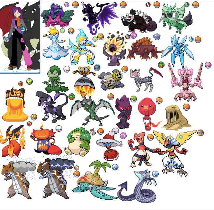 Ro's Pokemon team Part 1 by Hynageneral on DeviantArt