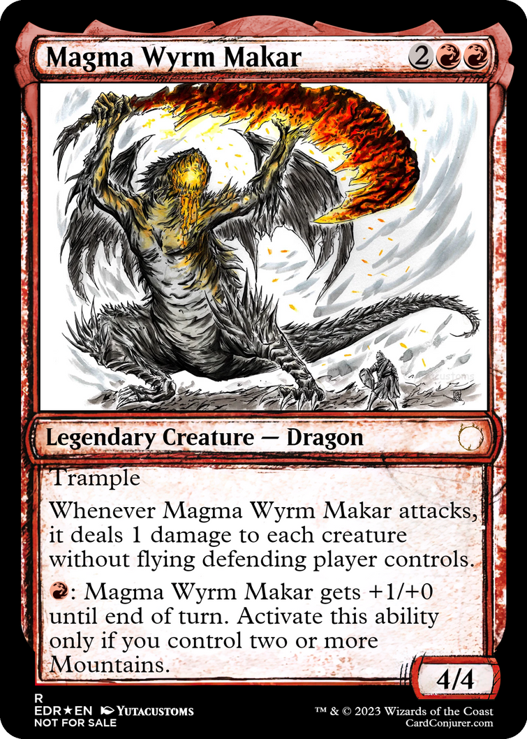 Magma Wyrm Makar by Nergioh on DeviantArt