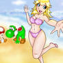 Princess Peach Beach Re-draw