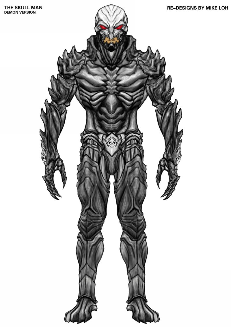 The Skull Man demon armor