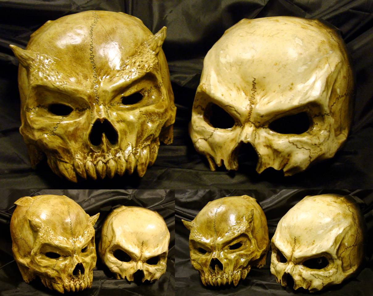 Devil n Human Skull Comparison