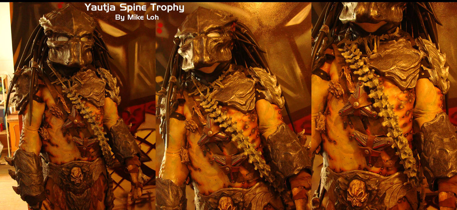 Yautja Spine Trophy 01