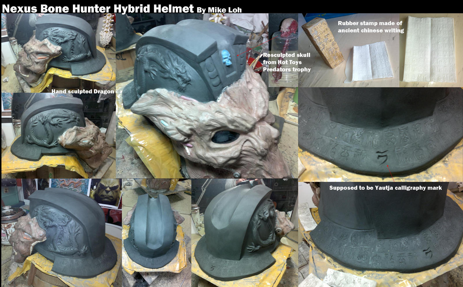 Nexus Hybrid Bone Hunter Helmet WIP