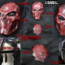 Blood Red Punisher Mask details