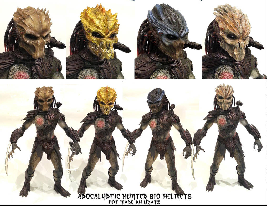Apocalyripped off Predator Mini Bio Helmets by Uratz-Studios on DeviantArt