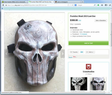 Last Bone Punisher Mask for Sale!