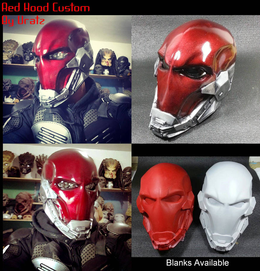 Red Hood Helmet Custom By Uratz Studios On Deviantart Red Hood Helmet Custom By Uratz Studios On Deviantart