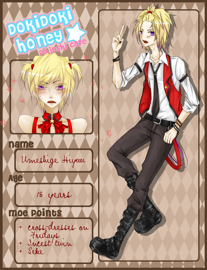 Fujoshi Cafe :: Umeshige Hiyuu by umepai on DeviantArt