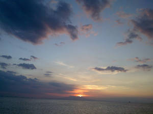 Sunset At Manila Bay