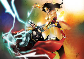 Thor Vs Wonder Woman