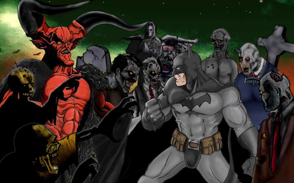 Batman vs. Darkness by antmanx68 on DeviantArt