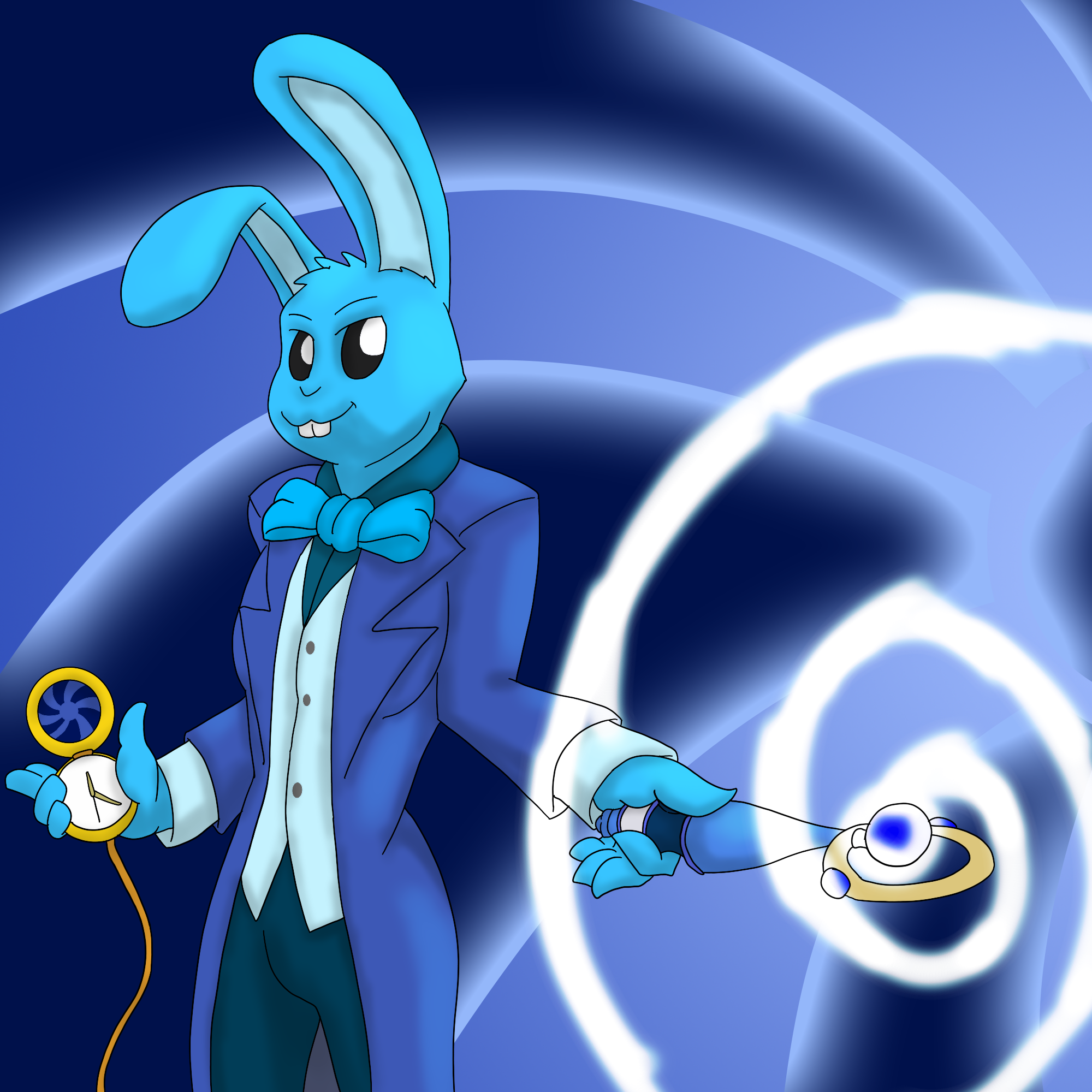 Agent Blue Bunny Agent in Blue by Skyblue2005 on DeviantArt