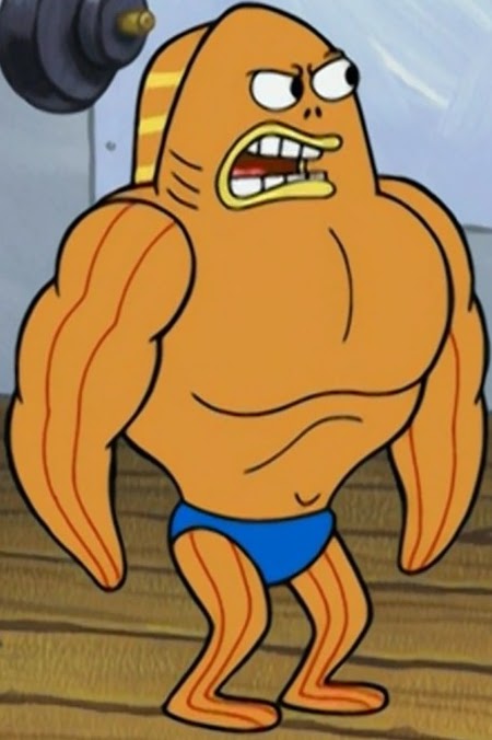 Fish Getting Buff Buff Fish Gym Trainer #4 by DolphinSeaBlue on DeviantArt