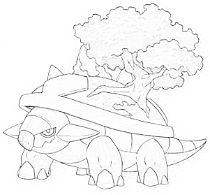 Torterra Sketch By Pokemongamer On Deviantart