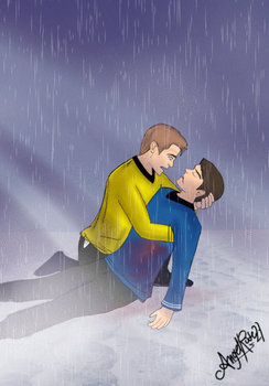 Leonard McCoy fanart - McKirk fanart GIF