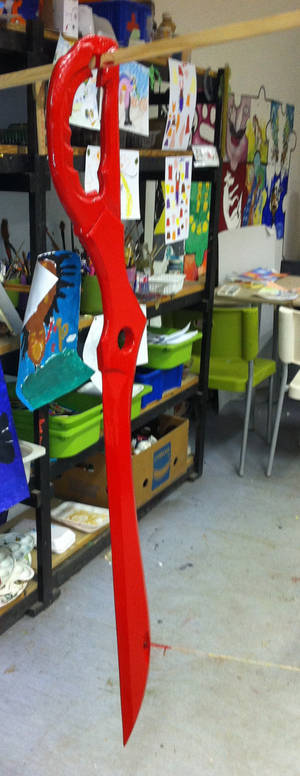 Kill la Kill scissor blade WIP 2