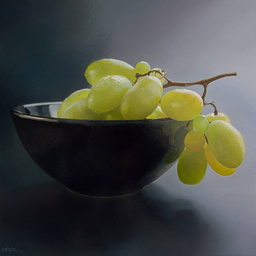 Still-Life With Grapes by Lefthand666 Still-Life With Grapes by Lefthand666