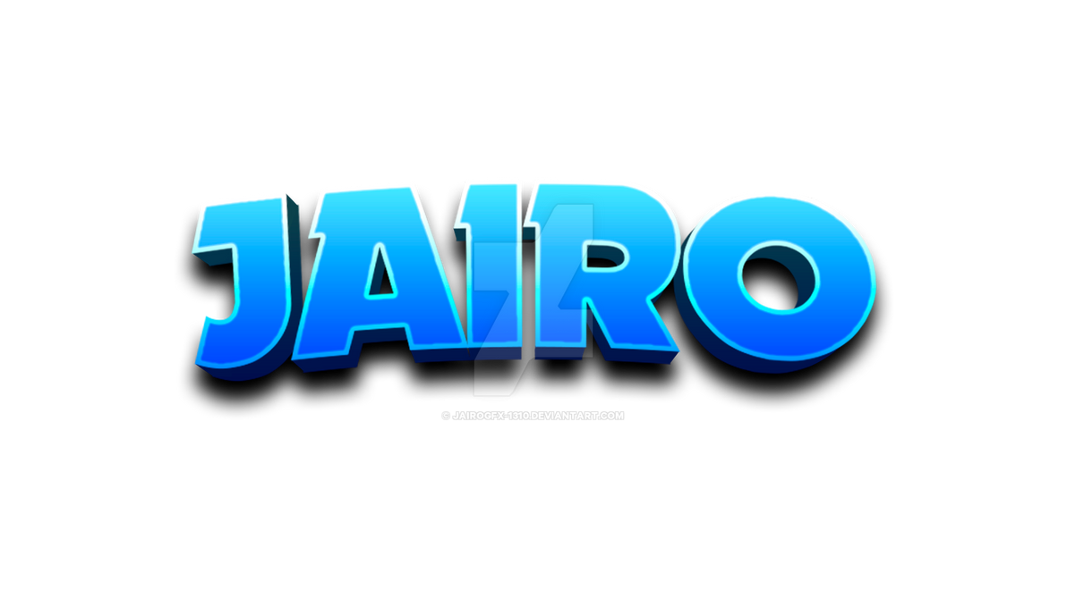Letras 3d Jairo 1 by JairoGFX-1310 on DeviantArt