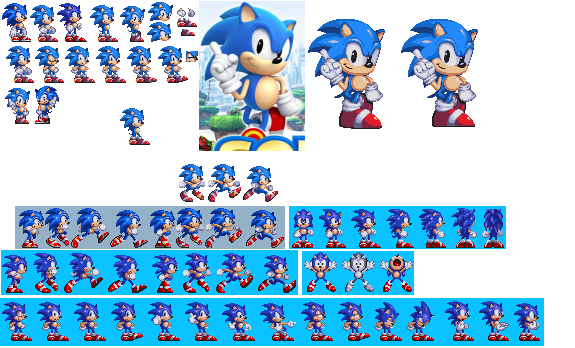 Young Sonic Advance Sprites Complete Version by kaijinthehedgehog on  DeviantArt