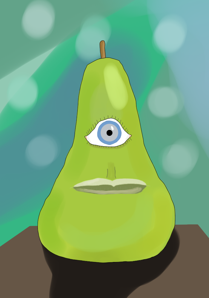 One-eyed pear