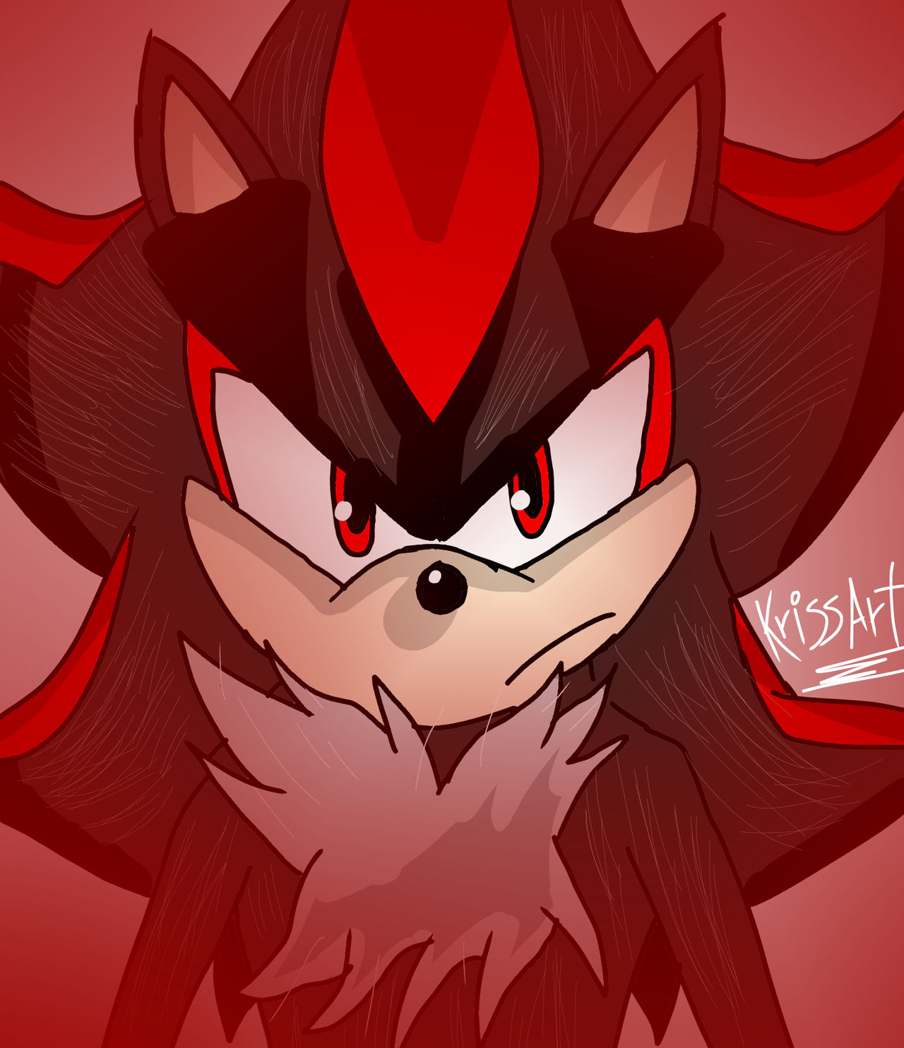 SHADOW THE HEDGEHOG FANART by KrissArt04 on DeviantArt