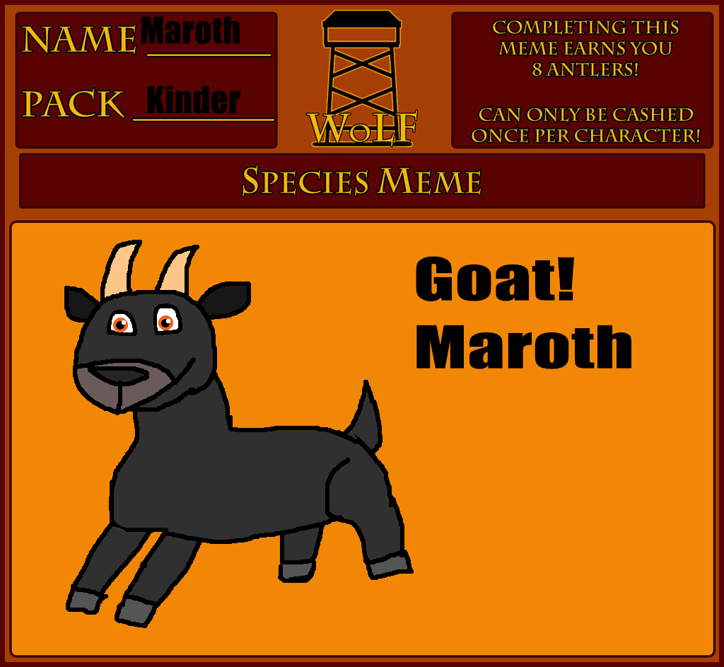 Maroth- Species Meme