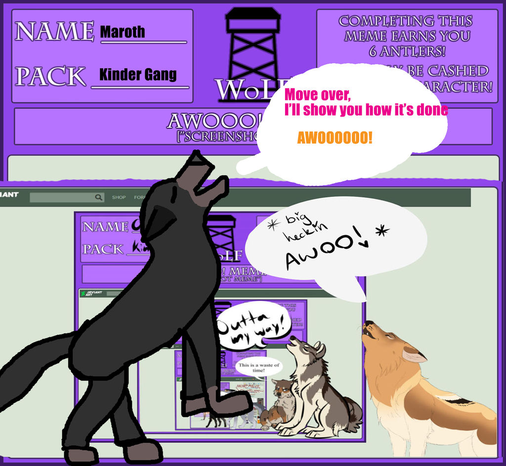 Maroth Awooo meme