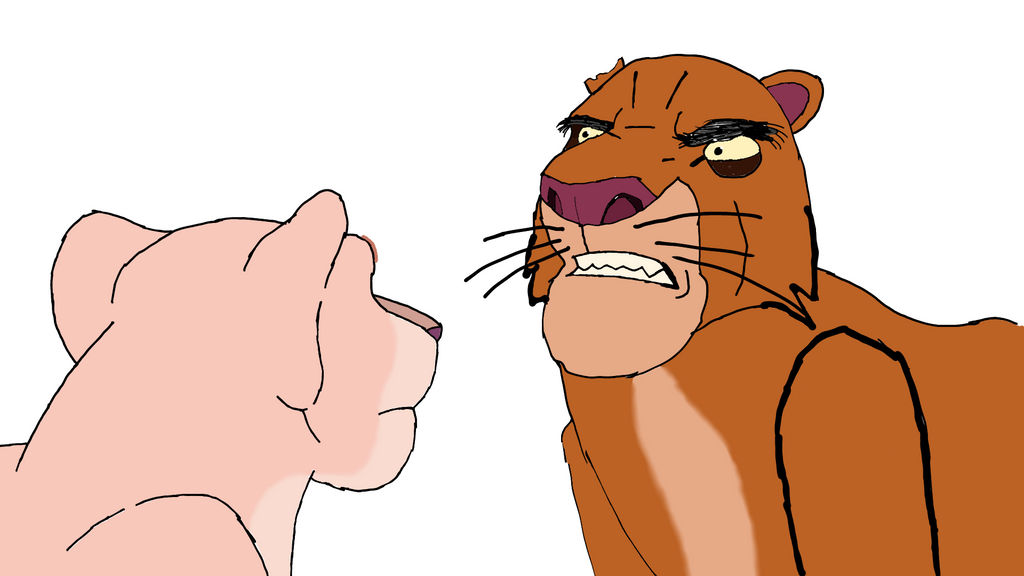 Jitu and the lioness