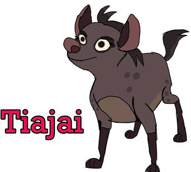 Tiajai The female hyena
