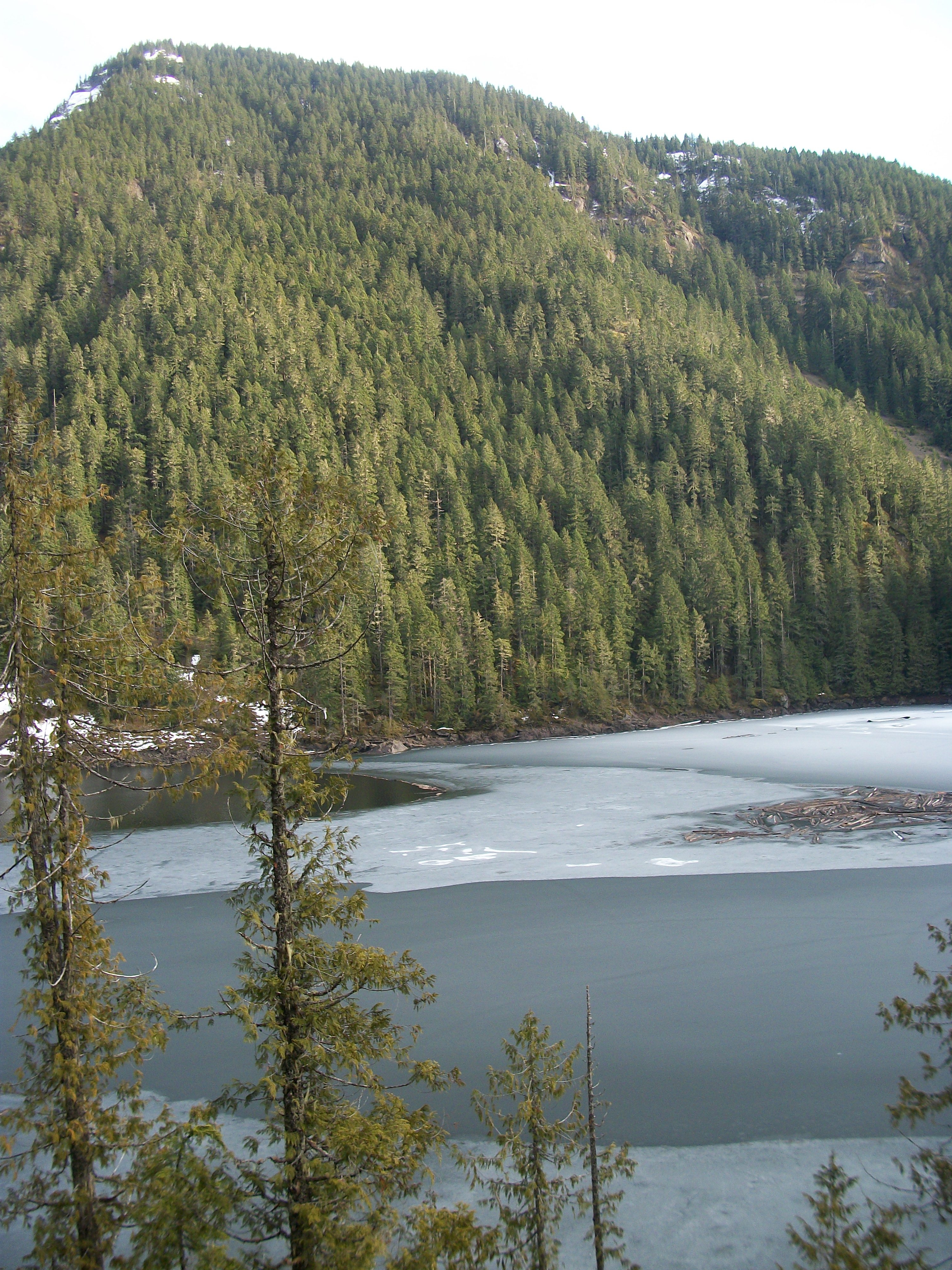 Frozen Lena Lake