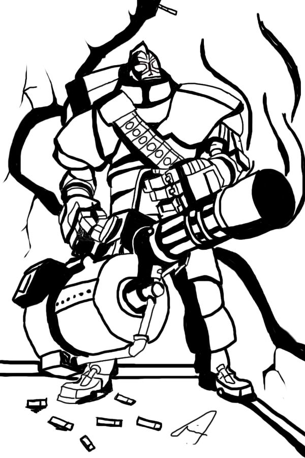 Team fortress 2 drawing by nuggetzisawesome on DeviantArt