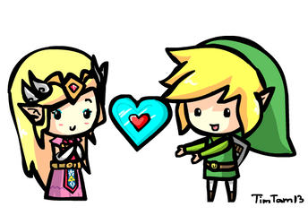 Link and Zelda valentines day
