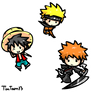 Chibi shonen heroes