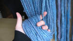 Cosmic Ocean-Berry Handspun by White-Rose-Tree