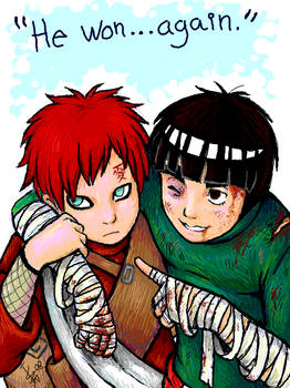 Lee vs Gaara - rivalry