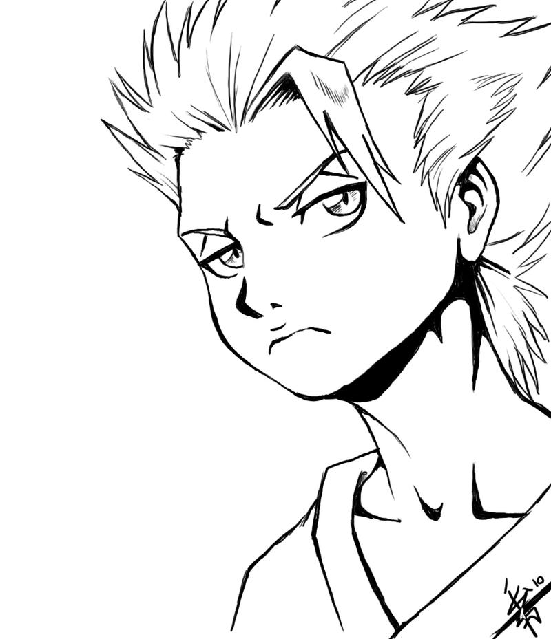 Hitsugaya lineart