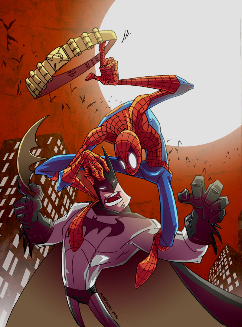 Batman vs Spiderman by marespro13