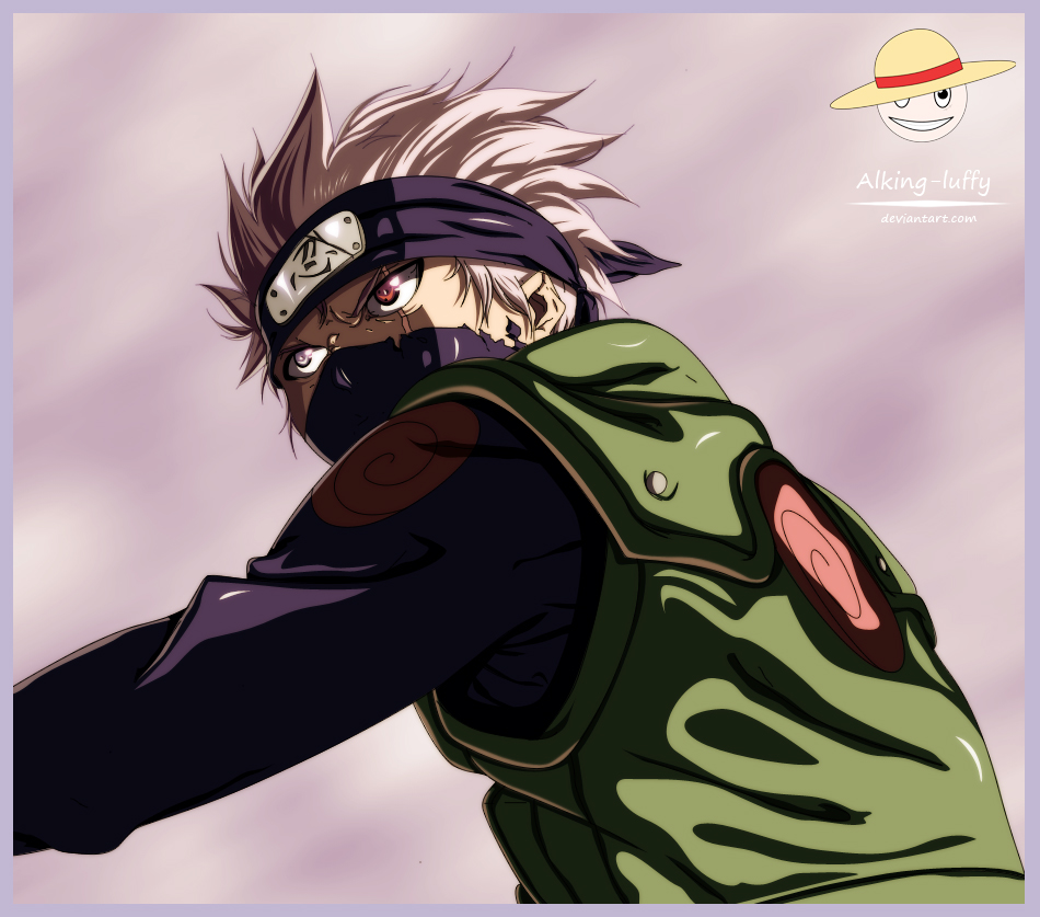 Kakashi Coloring By Alking-Luffy