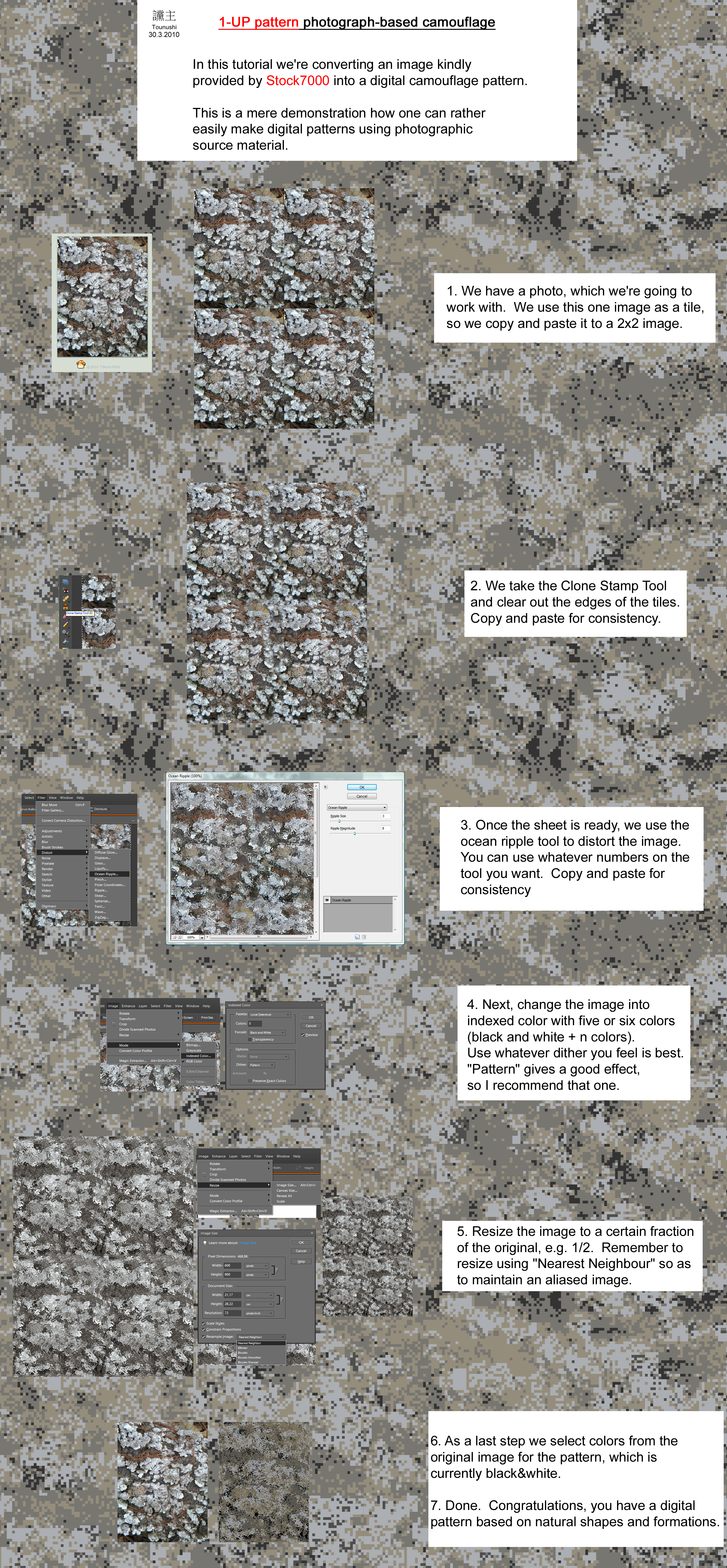 1-UP Camouflage tutorial