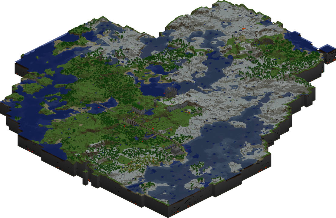 Minecraft Map By Tounushi On DeviantArt