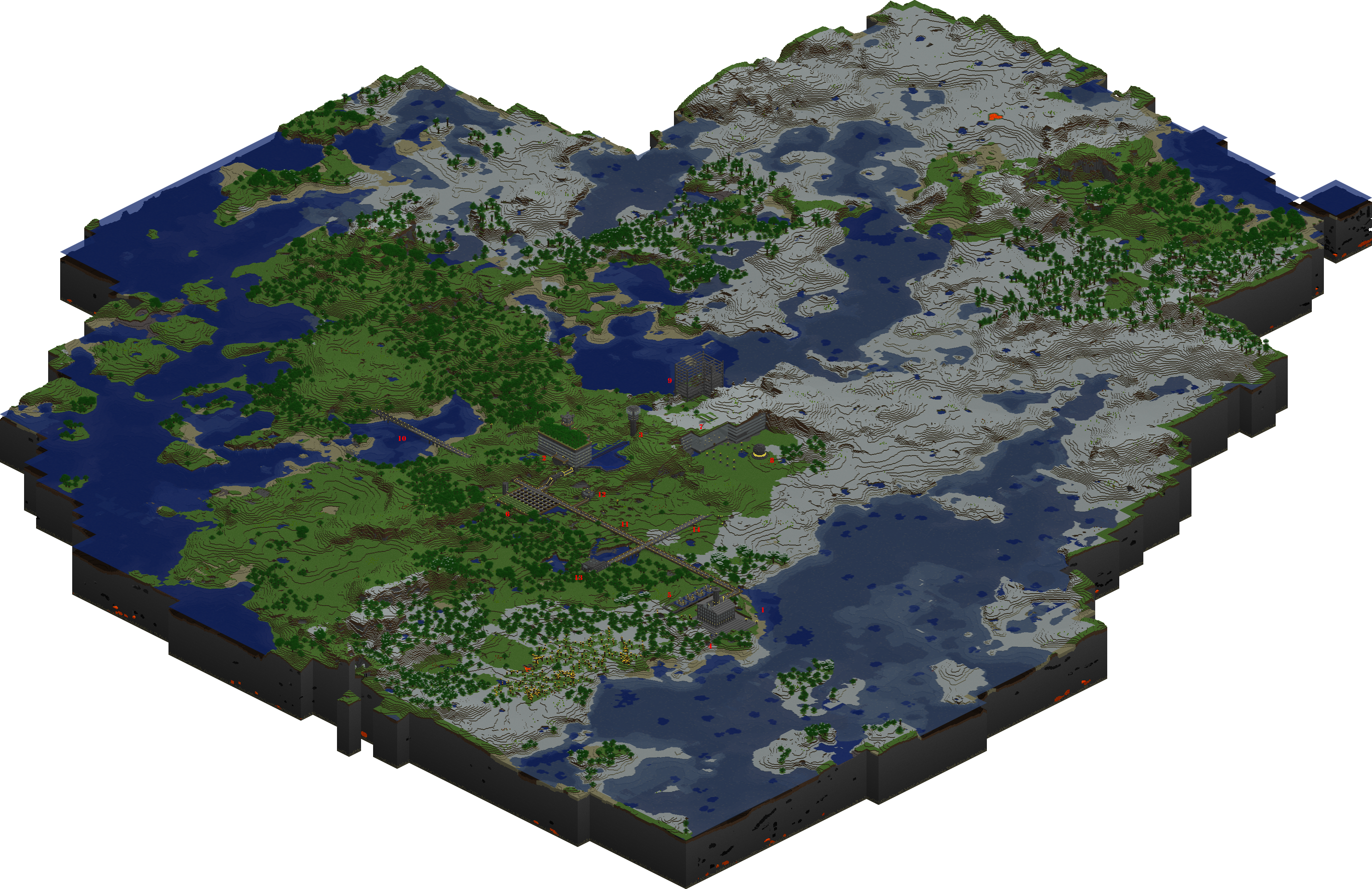 Minecraft map