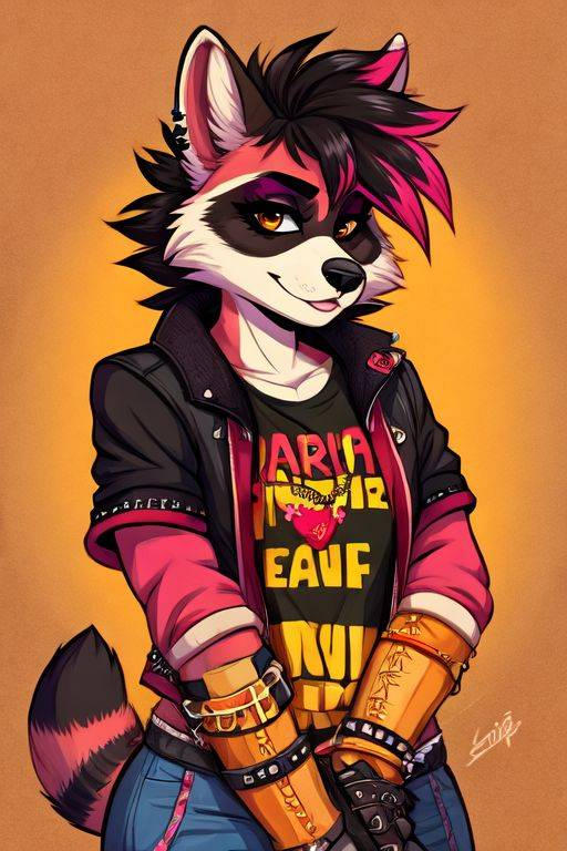 The author is obsessed with raccoons by Steed666 on DeviantArt