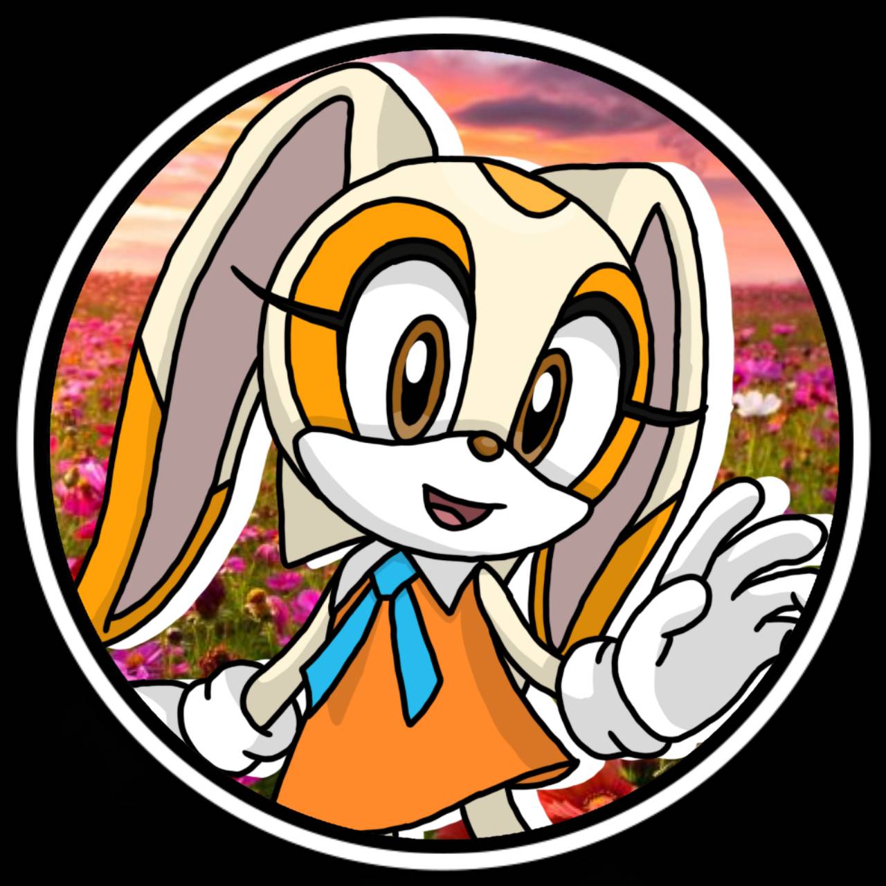 Cream The Rabbit Sticker Cream the Rabbit by LeGoldenWolf on DeviantArt