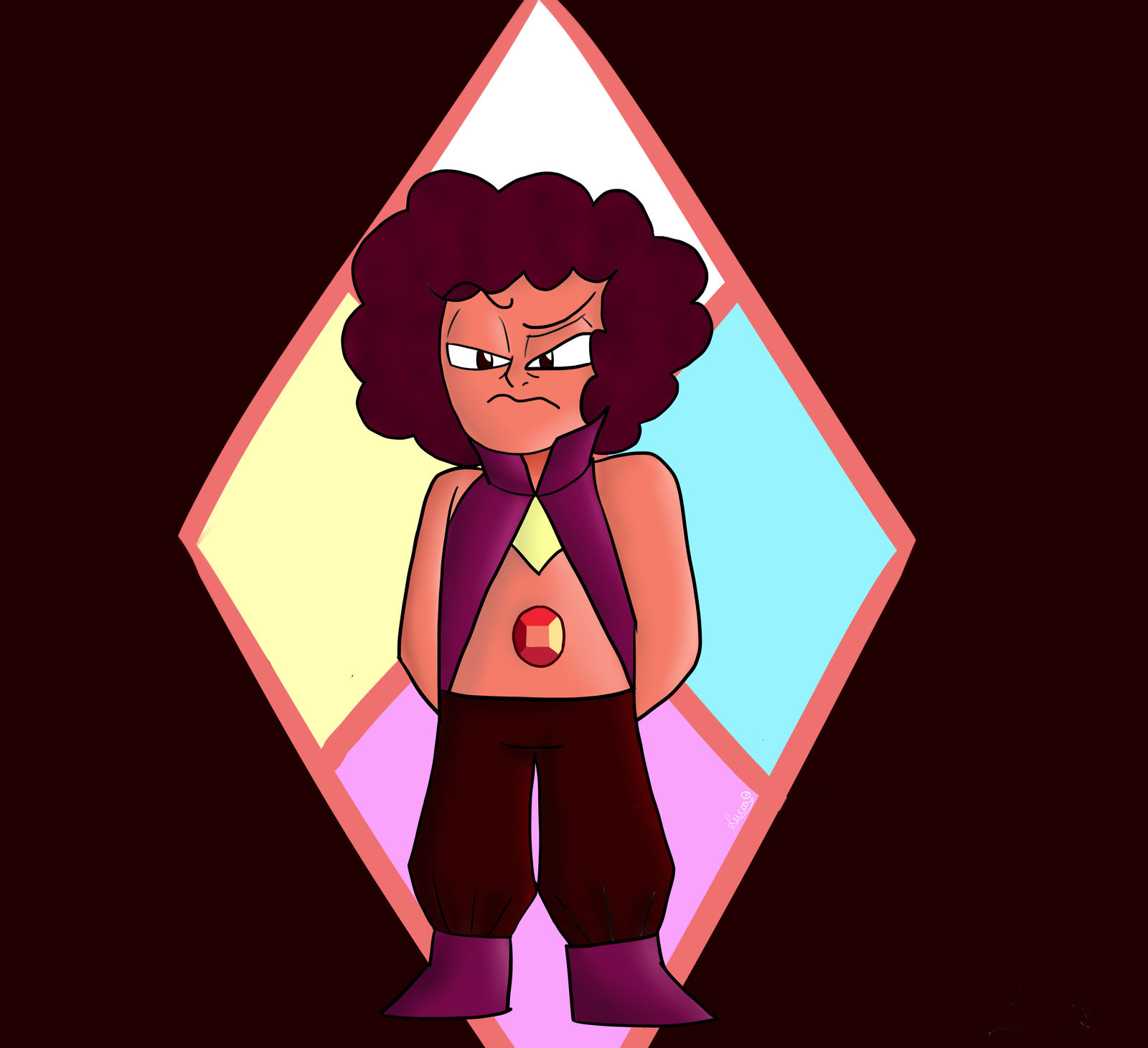 Ruby OC - Steven Universe by Lucca-Vendramel on DeviantArt