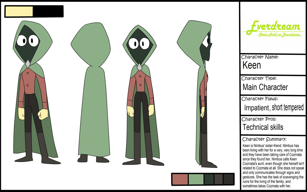 Keen Draw Keen Model Sheet by Lucca-Vendramel on DeviantArt