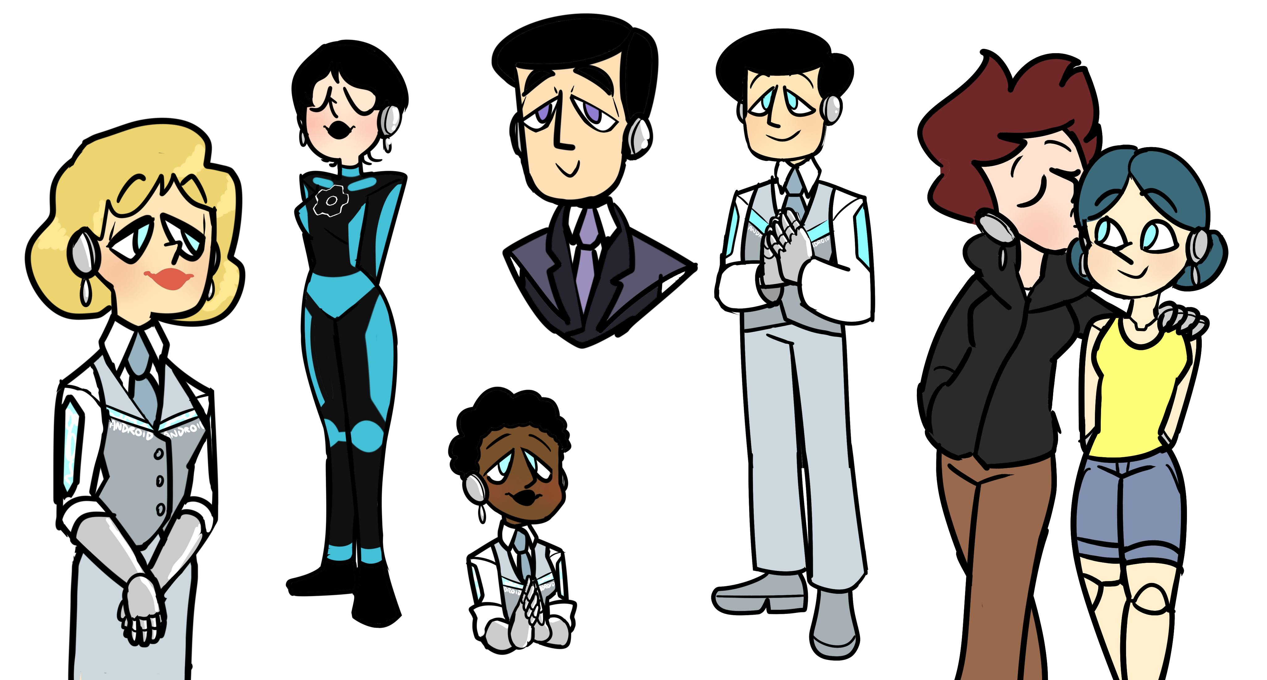 Android Sketches by Lucca-Vendramel on DeviantArt