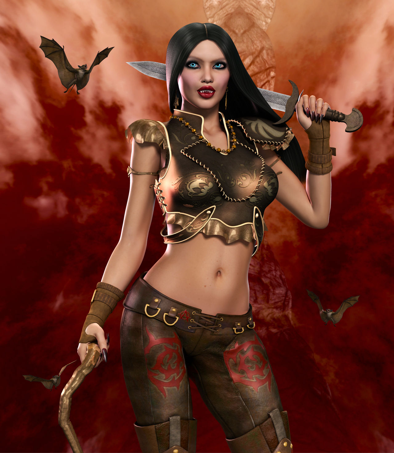Vampire Hunter Girl by shonemitsu on DeviantArt