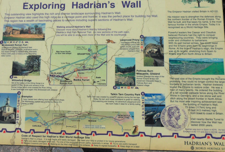 Hadrians Wall - You Are Here