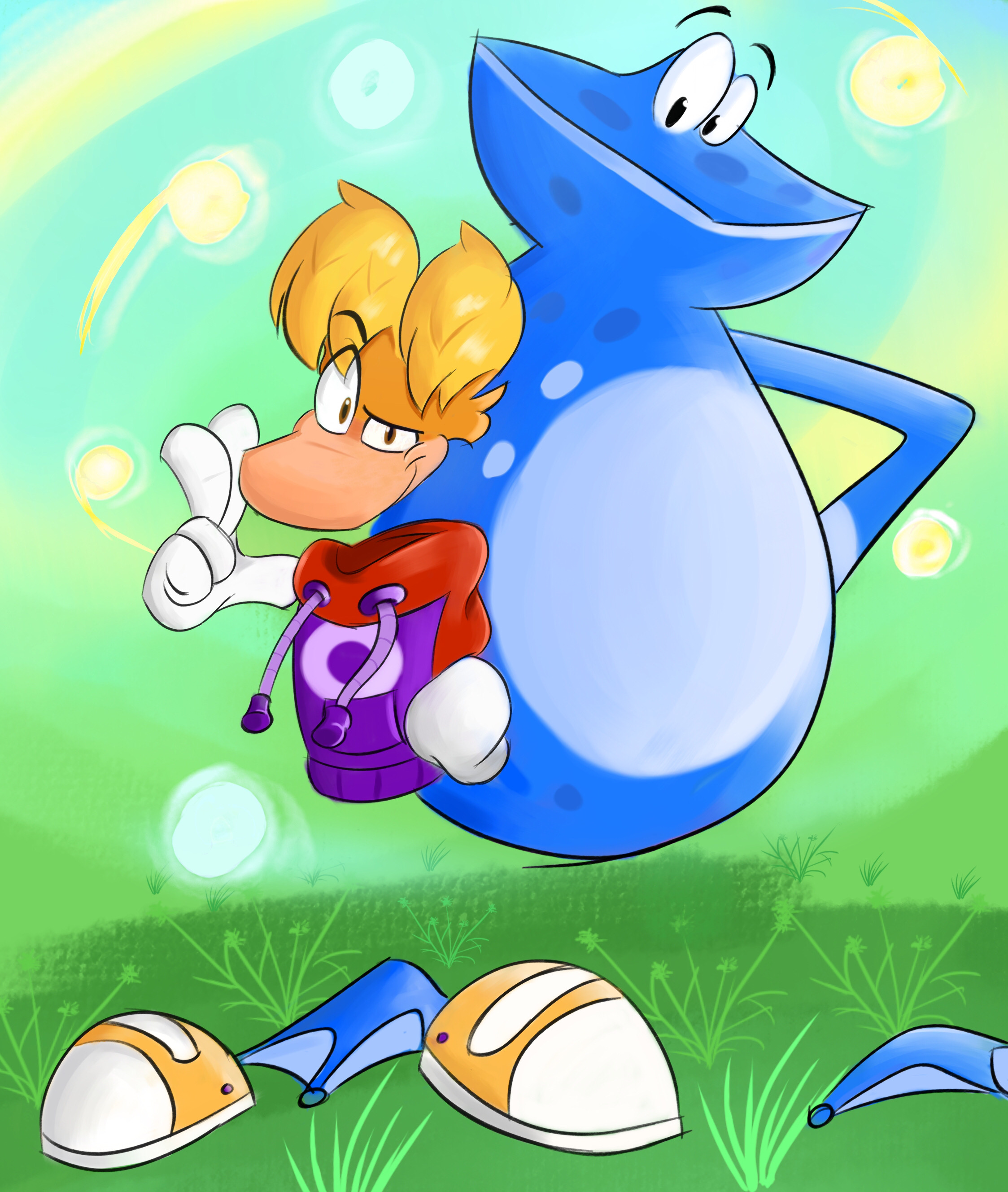 Rayman And Globox By BreadwinnerTim On DeviantArt rayman-and-globox-by-breadwinnertim-on-deviantart